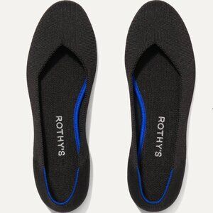 Rothy's Black Flats NWT Size W8.5